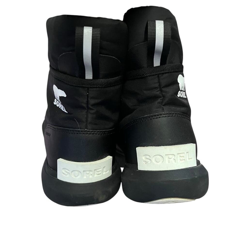 Sorel Women's Explorer II Carnival Sport Boots Winter Snow Waterproof Black 11 - Picture 6 of 10